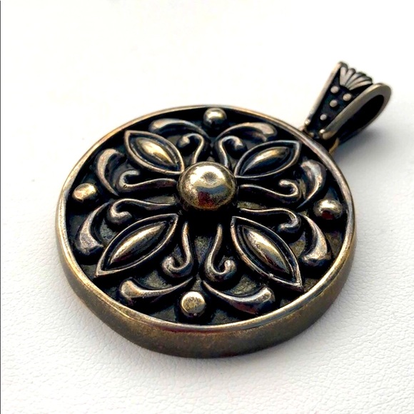 Real Sterling Silver Mexico Pendant Heavy 27grams! - Picture 1 of 6